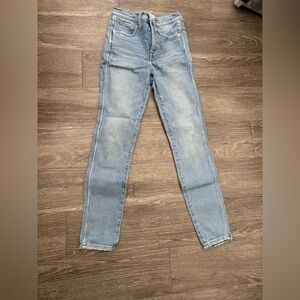 Madewell High Rise Women Jeans - Light Blue